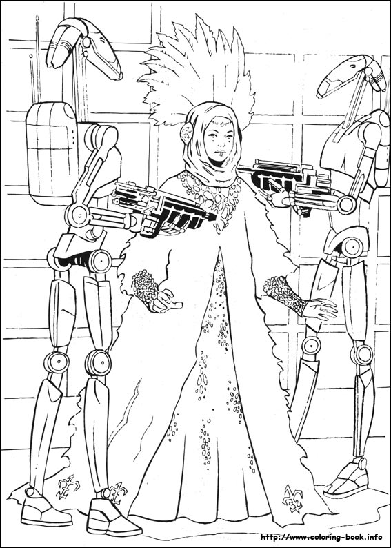 Star Wars coloring picture